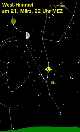 West-Himmel am 21.3. 2002 um 22 Uhr MEZ