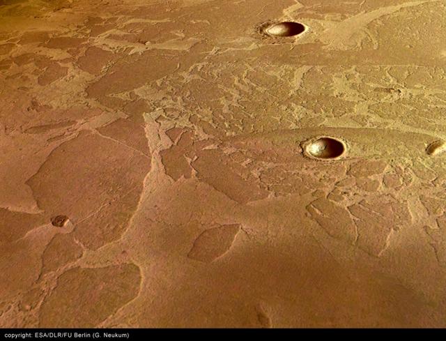 Gefrorenes Gew�sser auf dem Mars
