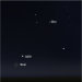 Mond - Jupiter - Mars